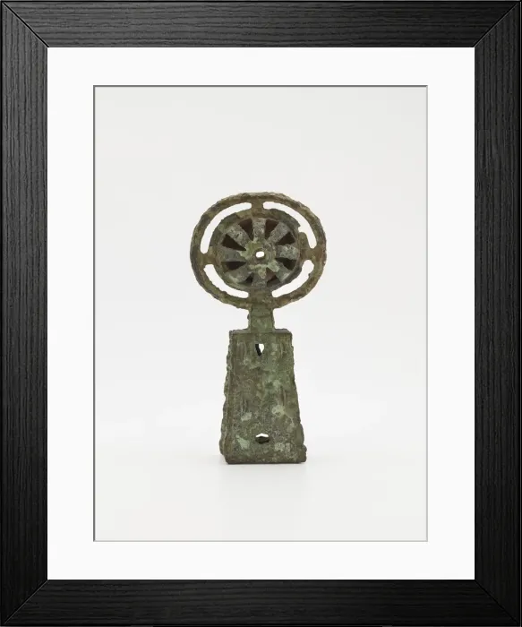Framed Print : Yoke rattle, Late Shang dynasty, ca. 1300-950 BCE. Creator: Unknown Framed Print : Yoke rattle, Late Shang dynasty, ca. 1300-950 BCE. Creator: Unknown