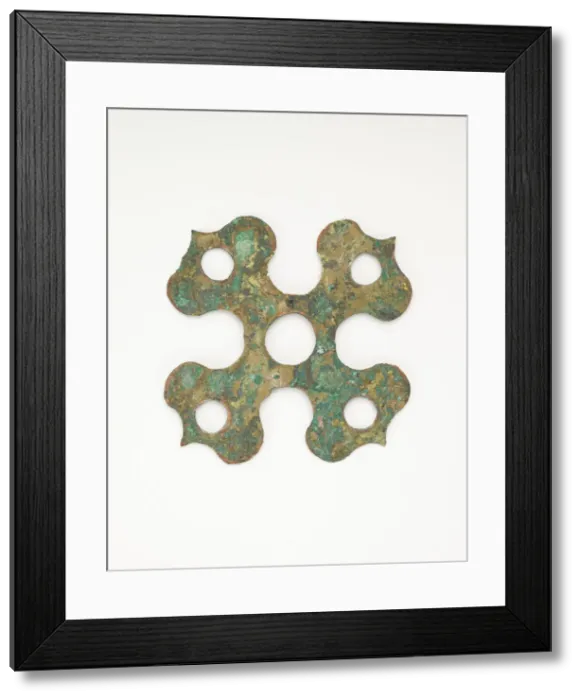 Framed Print : Ornament in the form of a persimmon receptacle, Han dynasty, 206 BCE-220 CE Framed Print : Ornament in the form of a persimmon receptacle, Han dynasty, 206 BCE-220 CE