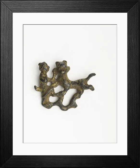 Framed Print : Ornament in the form of a man with an animal, Han dynasty, 206 BCE-220 CE Framed Print : Ornament in the form of a man with an animal, Han dynasty, 206 BCE-220 CE