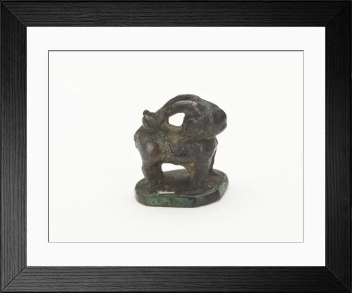Framed Print : Standing ram, Han dynasty, 206 BCE-220 CE. Creator: Unknown Framed Print : Standing ram, Han dynasty, 206 BCE-220 CE. Creator: Unknown
