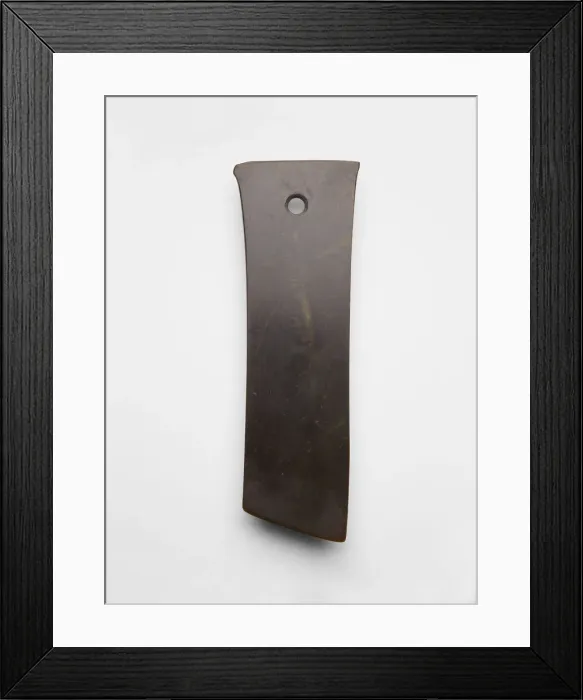 Framed Print : Forked blade (zhang ?), fragment, Late Neolithic period, ca. 3000-ca. 1700 BCE Framed Print : Forked blade (zhang ?), fragment, Late Neolithic period, ca. 3000-ca. 1700 BCE