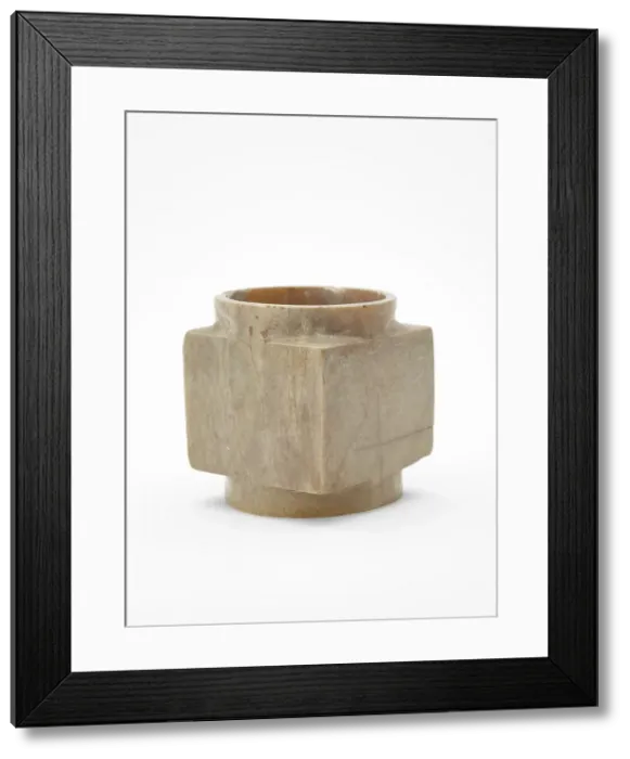 Framed Print : Tube (cong ?), Late Neolithic period, ca. 3000-ca. 1700 BCE. Creator: Unknown Framed Print : Tube (cong ?), Late Neolithic period, ca. 3000-ca. 1700 BCE. Creator: Unknown
