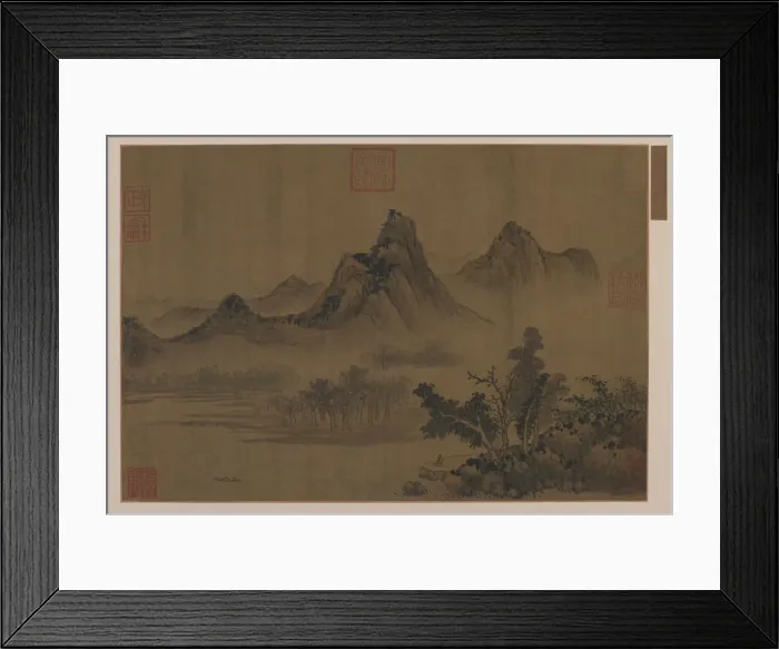 Framed Print : Landscape, Ming dynasty, 1368-1644. Creator: Unknown Framed Print : Landscape, Ming dynasty, 1368-1644. Creator: Unknown
