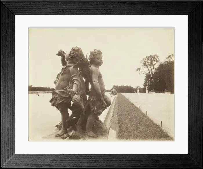 Framed Print : Versailles, Parterre d'Eau, 1901. Creator: Eugene Atget Framed Print : Versailles, Parterre d'Eau, 1901. Creator: Eugene Atget