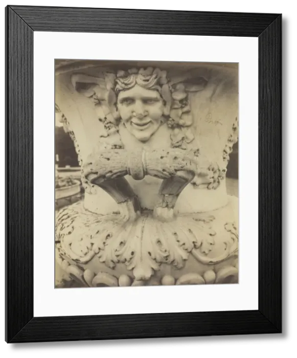 Framed Print : Versailles, Vase, 1906. Creator: Eugene Atget Framed Print : Versailles, Vase, 1906. Creator: Eugene Atget
