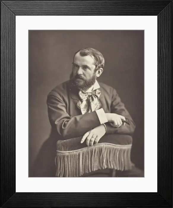 Framed Print : Antoine Gustave Droz (French writer, 1832-1895), c. 1853 / 72. Creator: Nadar Framed Print : Antoine Gustave Droz (French writer, 1832-1895), c. 1853 / 72. Creator: Nadar