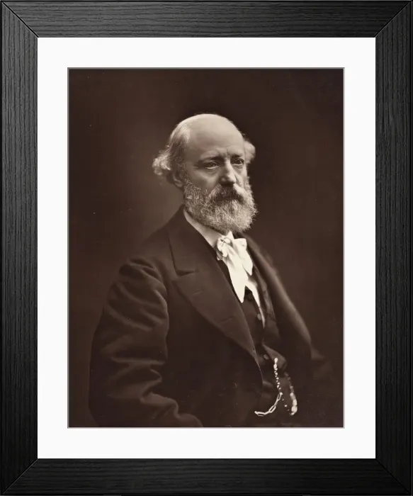 Framed Print : Eugene Viollet-Le-Duc (French architect, 1814-1879), 1878. Creator: Nadar