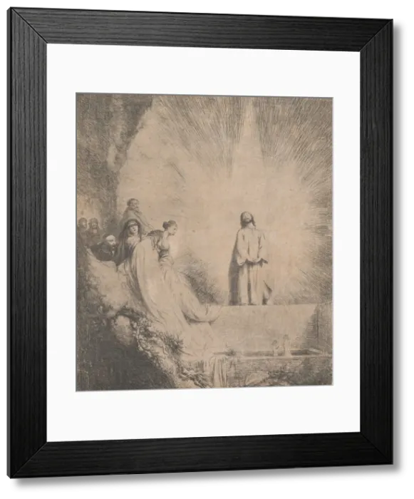 Framed Print : The Resurrection of Lazarus, 1620-74. Creator: Jan Lievens Framed Print : The Resurrection of Lazarus, 1620-74. Creator: Jan Lievens
