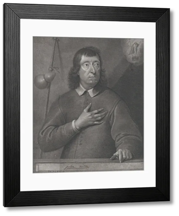 Framed Print : John Milton, August 1, 1797. Creator: George Quinton Framed Print : John Milton, August 1, 1797. Creator: George Quinton