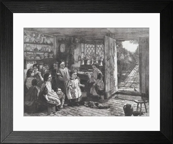 Framed Print : The Dames Absence, from Illustrated London News, July 4, 1857