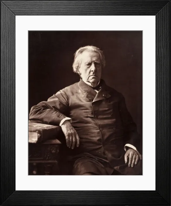 Framed Print : Baron Isidore Justin Severin Taylor (Belgian playwright and travel writer, 1789-1878), 1872 / 75. Creator: Nadar