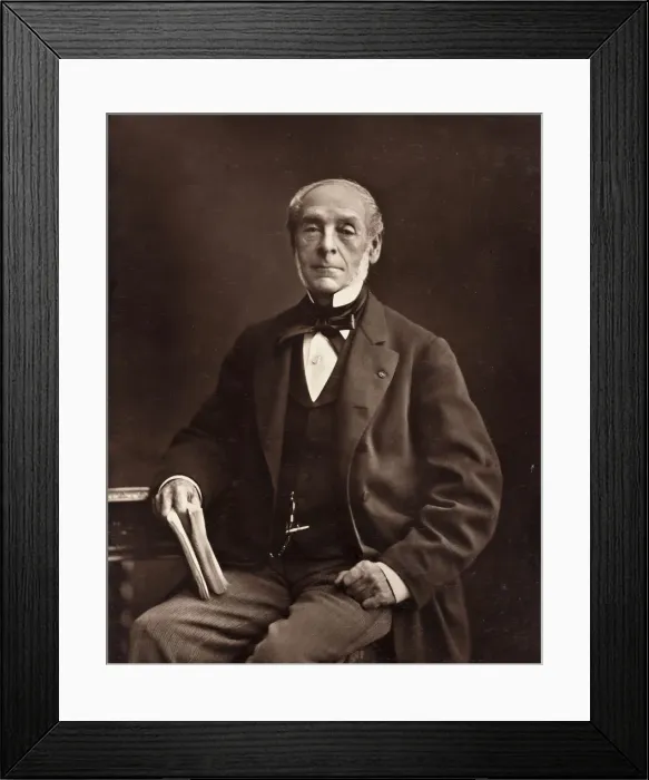 Framed Print : Ernest Legouve, 1853 / 76. Creator: Nadar Framed Print : Ernest Legouve, 1853 / 76. Creator: Nadar