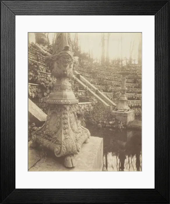Framed Print : Versailles, Le Parc, 1904. Creator: Eugene Atget Framed Print : Versailles, Le Parc, 1904. Creator: Eugene Atget