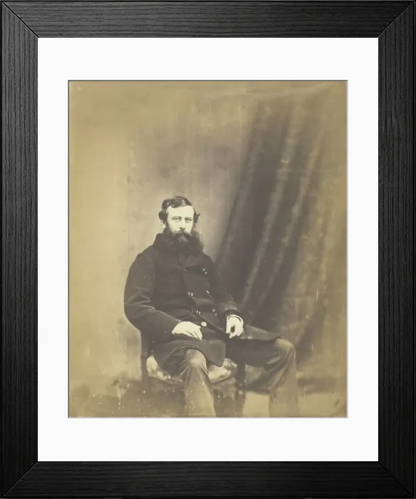 Framed Print : Colonel Simmons, attacheto Omar Pacha, The Crimea, 1855. Creator: Roger Fenton Framed Print : Colonel Simmons, attacheto Omar Pacha, The Crimea, 1855. Creator: Roger Fenton