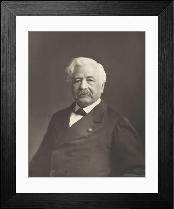Framed Print : F. de Lesseps, c. 1876. Creator: Nadar Framed Print : F. de Lesseps, c. 1876. Creator: Nadar