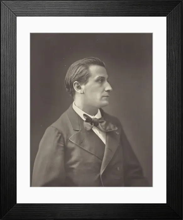 Framed Print : Francois Coppee (French poet and novelist, 1842-1908), c. 1876. Creator: Nadar Framed Print : Francois Coppee (French poet and novelist, 1842-1908), c. 1876. Creator: Nadar