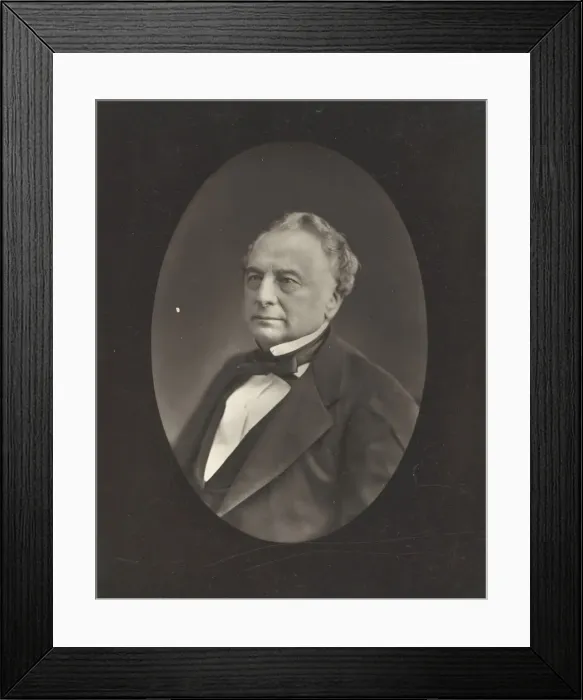 Framed Print : Isaac Pereire, c. 1853 / 76. Creator: Nadar Framed Print : Isaac Pereire, c. 1853 / 76. Creator: Nadar