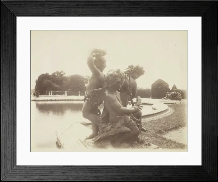 Framed Print : Versailles, Parterre d Eau, 1901. Creator: Eugene Atget Framed Print : Versailles, Parterre d Eau, 1901. Creator: Eugene Atget