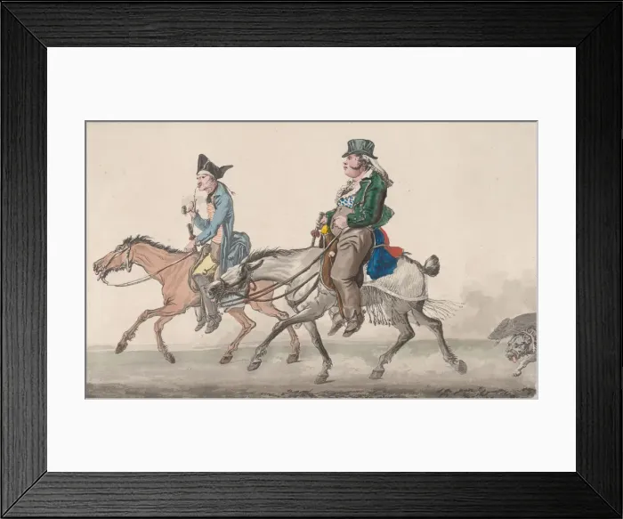Framed Print : Route de Poissy, 1816. Creator: Philibert Louis Debucourt Framed Print : Route de Poissy, 1816. Creator: Philibert Louis Debucourt