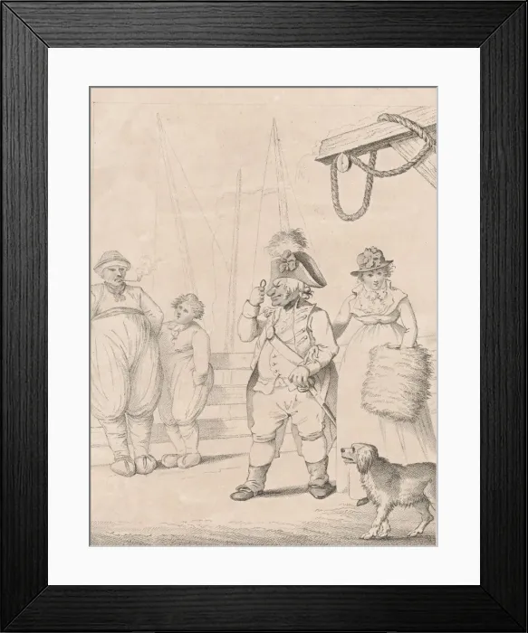 Framed Print : Real Inhabitants of This Earth, January 10th, 1796. Creator: George Shepheard Framed Print : Real Inhabitants of This Earth, January 10th, 1796. Creator: George Shepheard