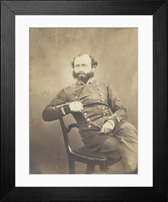 Framed Print : Sir Charles Ash Windham (1810-1970), General; taken at the Crimea, 1855 Framed Print : Sir Charles Ash Windham (1810-1970), General; taken at the Crimea, 1855