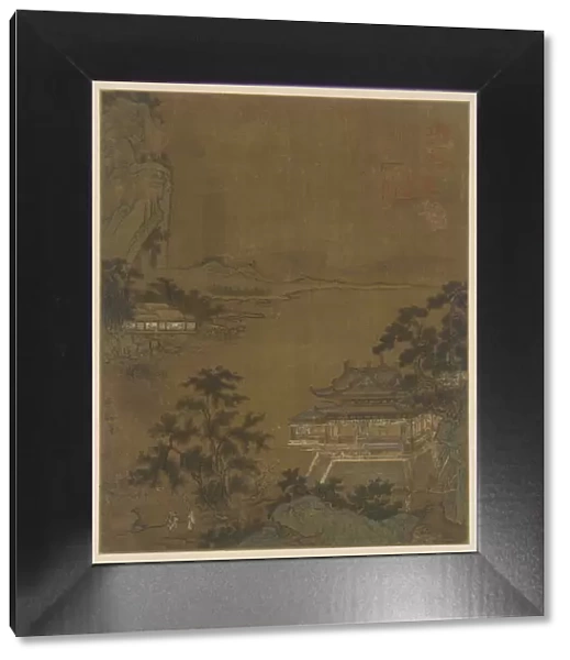 Scholar Arriving at a Riverside Pavilion, Ming dynasty, 15th century. Creator: Unknown