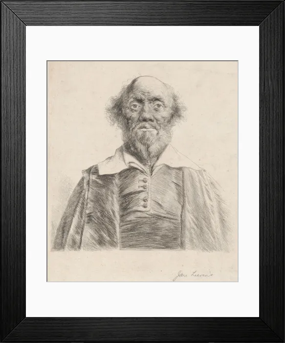 Framed Print : Portrait of Robert South, mid-17th century. Creator: Jan Lievens Framed Print : Portrait of Robert South, mid-17th century. Creator: Jan Lievens
