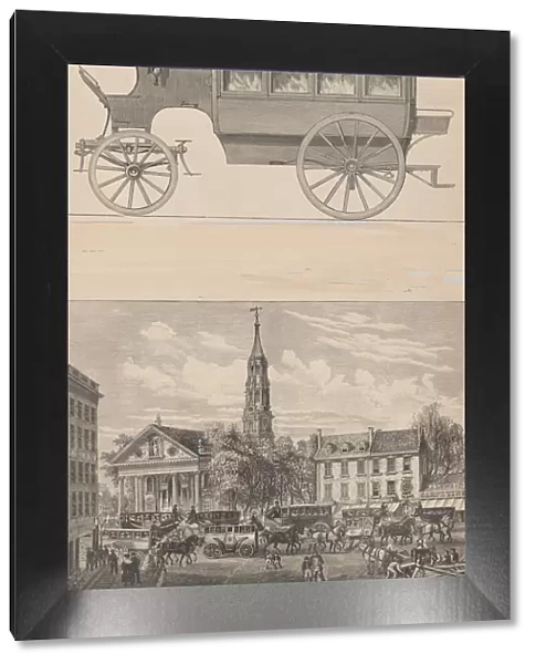 Fifth Avenue Omnibuses... 1885. Creator: Unknown
