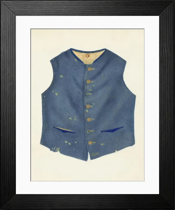 Framed Print : Confederate Uniform, c. 1938. Creator: Annie B Johnston Framed Print : Confederate Uniform, c. 1938. Creator: Annie B Johnston