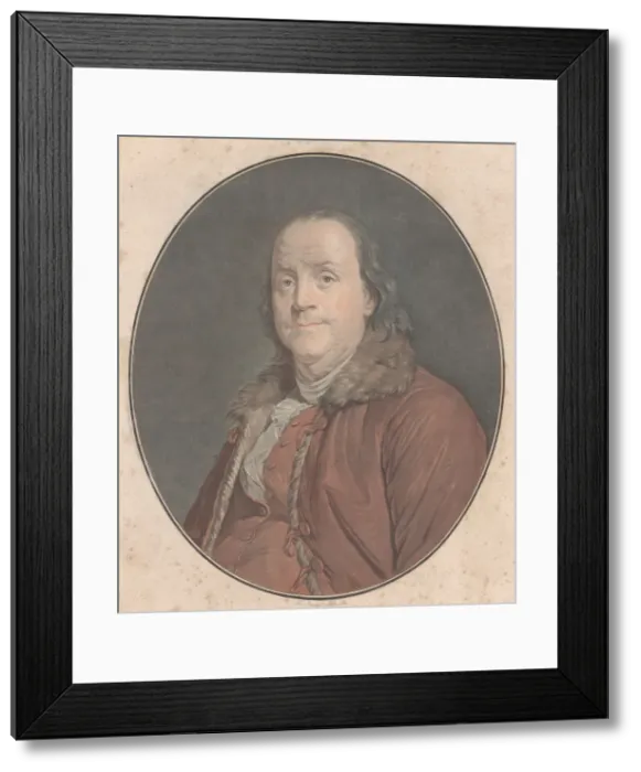 Framed Print : Benjamin Franklin, 1789. Creator: Jean Francois Janinet Framed Print : Benjamin Franklin, 1789. Creator: Jean Francois Janinet