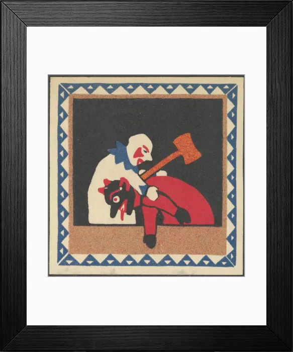 Framed Print : Kasperl Theater, 1907. Creator: Hans Kalmsteiner Framed Print : Kasperl Theater, 1907. Creator: Hans Kalmsteiner