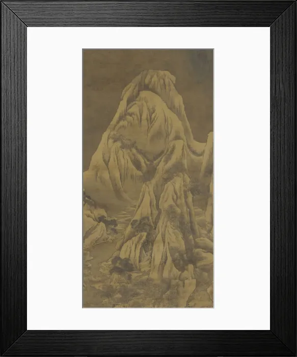 Framed Print : Winter Landscape, Qing dynasty, 18th century. Creator: Yuan Jiang Framed Print : Winter Landscape, Qing dynasty, 18th century. Creator: Yuan Jiang