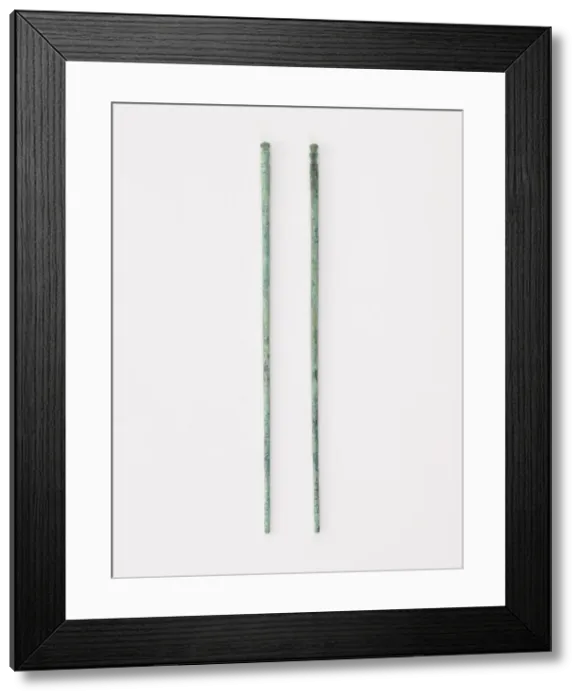 Framed Print : Pair of chopsticks, Goryeo period, 12th-13th century. Creator: Unknown Framed Print : Pair of chopsticks, Goryeo period, 12th-13th century. Creator: Unknown