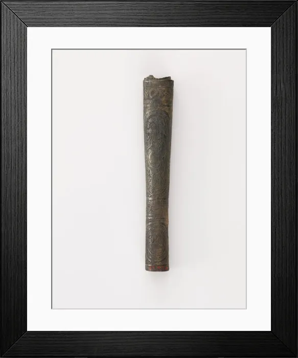 Framed Print : Needle case body, Goryeo period, 12th-13th century. Creator: Unknown Framed Print : Needle case body, Goryeo period, 12th-13th century. Creator: Unknown