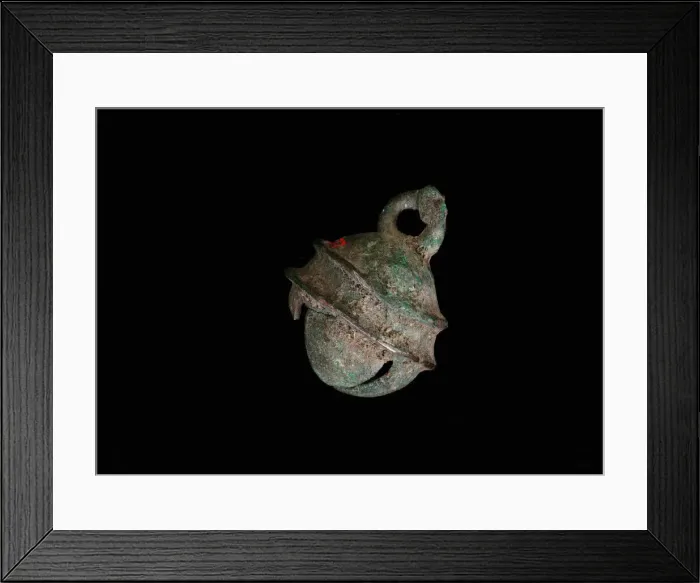 Framed Print : Bell, Angkor period, 12th-13th century. Creator: Unknown Framed Print : Bell, Angkor period, 12th-13th century. Creator: Unknown