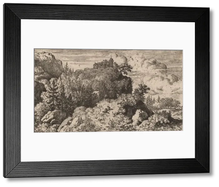 Framed Print : Firs in the Defile, probably c. 1645 / 1656. Creator: Allart van Everdingen Framed Print : Firs in the Defile, probably c. 1645 / 1656. Creator: Allart van Everdingen