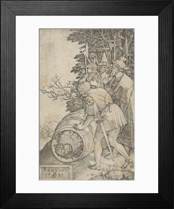 Framed Print : Copy of Attilius Regulus, from Roman Heroes. Creator: Unknown Framed Print : Copy of Attilius Regulus, from Roman Heroes. Creator: Unknown