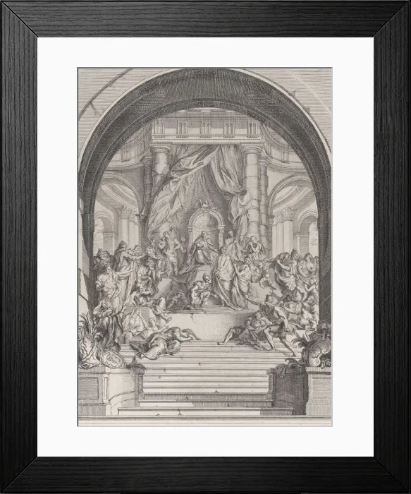 Framed Print : Ecce Homo, 1720-62. Creator: Francois Joullain Framed Print : Ecce Homo, 1720-62. Creator: Francois Joullain