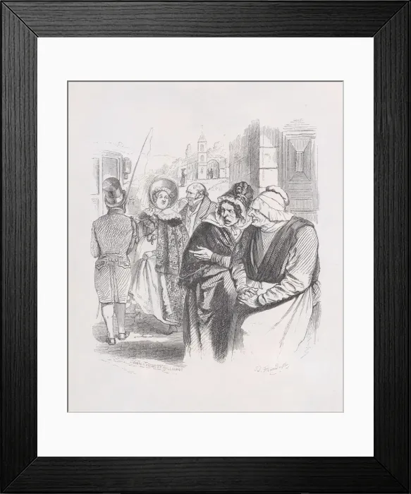 Framed Print : Gotton from The Complete Works of Beranger, 1836. Creator Framed Print : Gotton from The Complete Works of Beranger, 1836. Creator