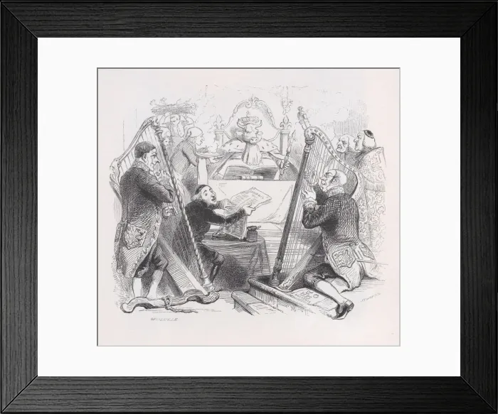 Framed Print : Nebuchadnezzar from The Complete Works of Beranger, 1836. Creator: John Thompson Framed Print : Nebuchadnezzar from The Complete Works of Beranger, 1836. Creator: John Thompson