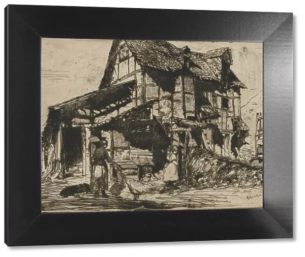 The Unsafe Tenement. One of the Twelve Etchings from Nature. (The French Set), 1858