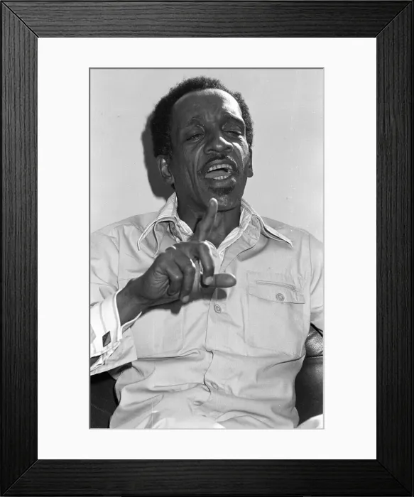 Framed Print : Milt Jackson, London, 1978. Creator: Brian O Connor Framed Print : Milt Jackson, London, 1978. Creator: Brian O Connor