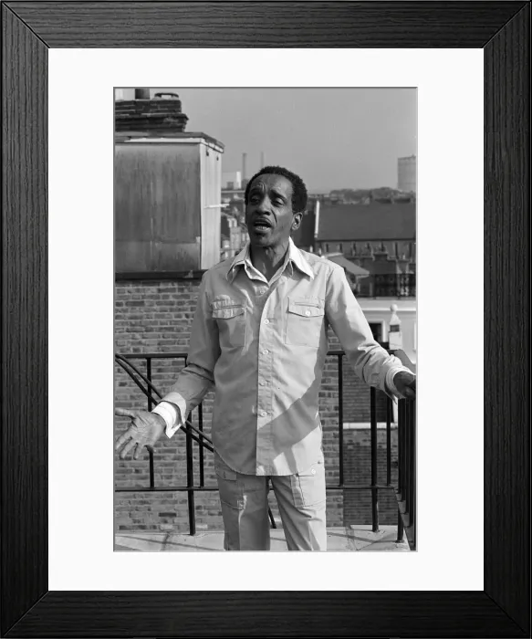 Framed Print : Milt Jackson, London, 1978. Creator: Brian O Connor Framed Print : Milt Jackson, London, 1978. Creator: Brian O Connor