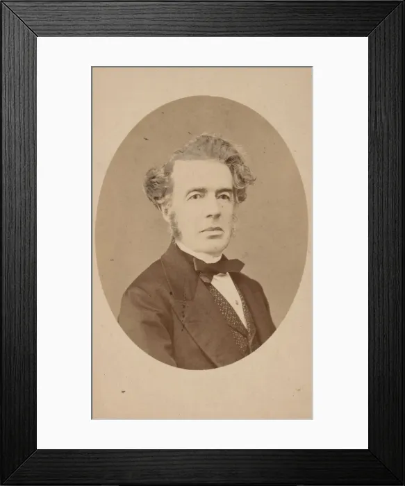 Framed Print : Portrait of Angelo Sismonda (1807-1878), Before 1878. Creator: Michele Schemboche Framed Print : Portrait of Angelo Sismonda (1807-1878), Before 1878. Creator: Michele Schemboche