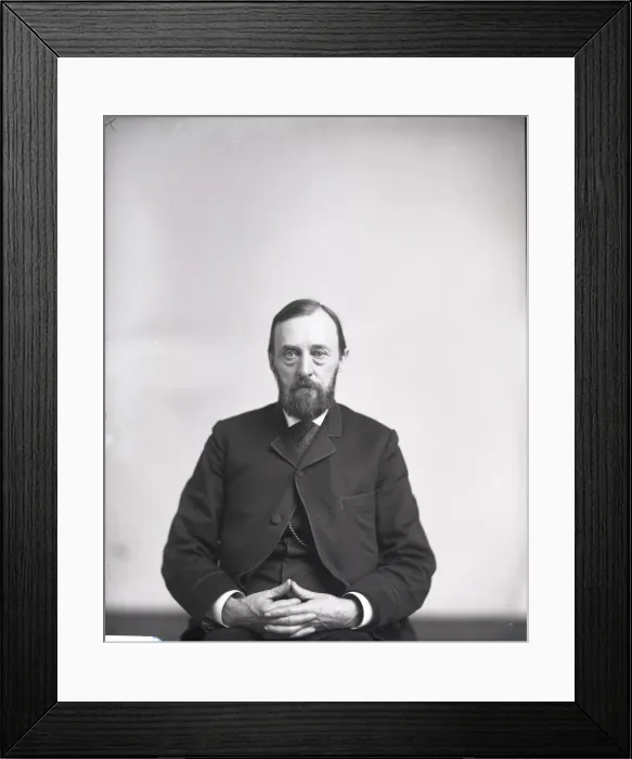 Framed Print : Portrait of Ferdinand Vandeveer Hayden (1829-1887), 1880s Framed Print : Portrait of Ferdinand Vandeveer Hayden (1829-1887), 1880s