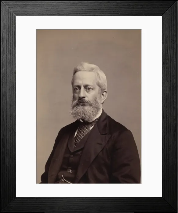 Framed Print : Portrait of William Jones Rhees (1830-1907), Circa 1880s / 1890s. Creator: Unknown Framed Print : Portrait of William Jones Rhees (1830-1907), Circa 1880s / 1890s. Creator: Unknown