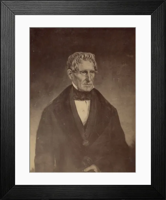 Framed Print : Portrait of Richard Rush (1780-1859), 0. Creator: Thomas Waterman Wood Framed Print : Portrait of Richard Rush (1780-1859), 0. Creator: Thomas Waterman Wood