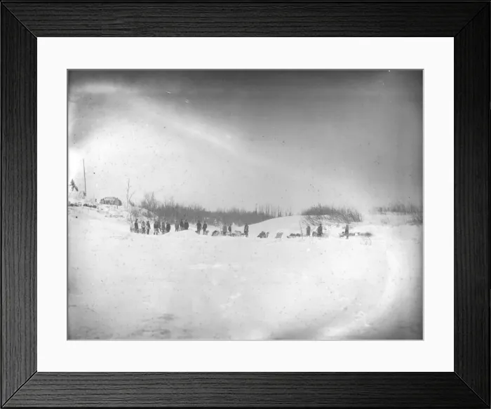 Framed Print : Northern Alaska Exploring Expedition, 1884-1886. Creator: Unknown Framed Print : Northern Alaska Exploring Expedition, 1884-1886. Creator: Unknown