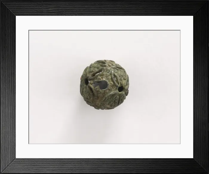 Framed Print : Bead, Goryeo period, 12th-13th century. Creator: Unknown Framed Print : Bead, Goryeo period, 12th-13th century. Creator: Unknown