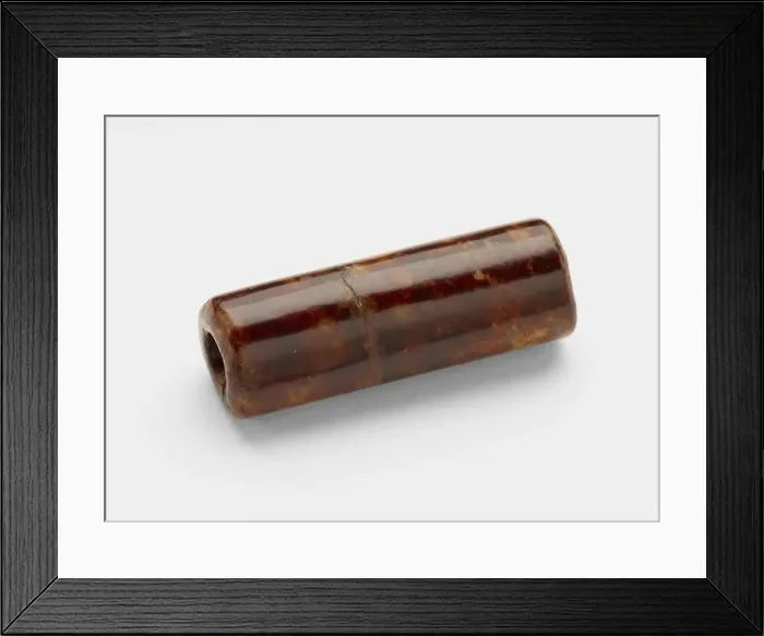 Framed Print : Cylindrical bead, Late Neolithic period, ca. 3300-2250 BCE. Creator: Unknown Framed Print : Cylindrical bead, Late Neolithic period, ca. 3300-2250 BCE. Creator: Unknown